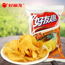 好丽友 "好友趣"凹凸薯片【加勒比烤翅味】75g